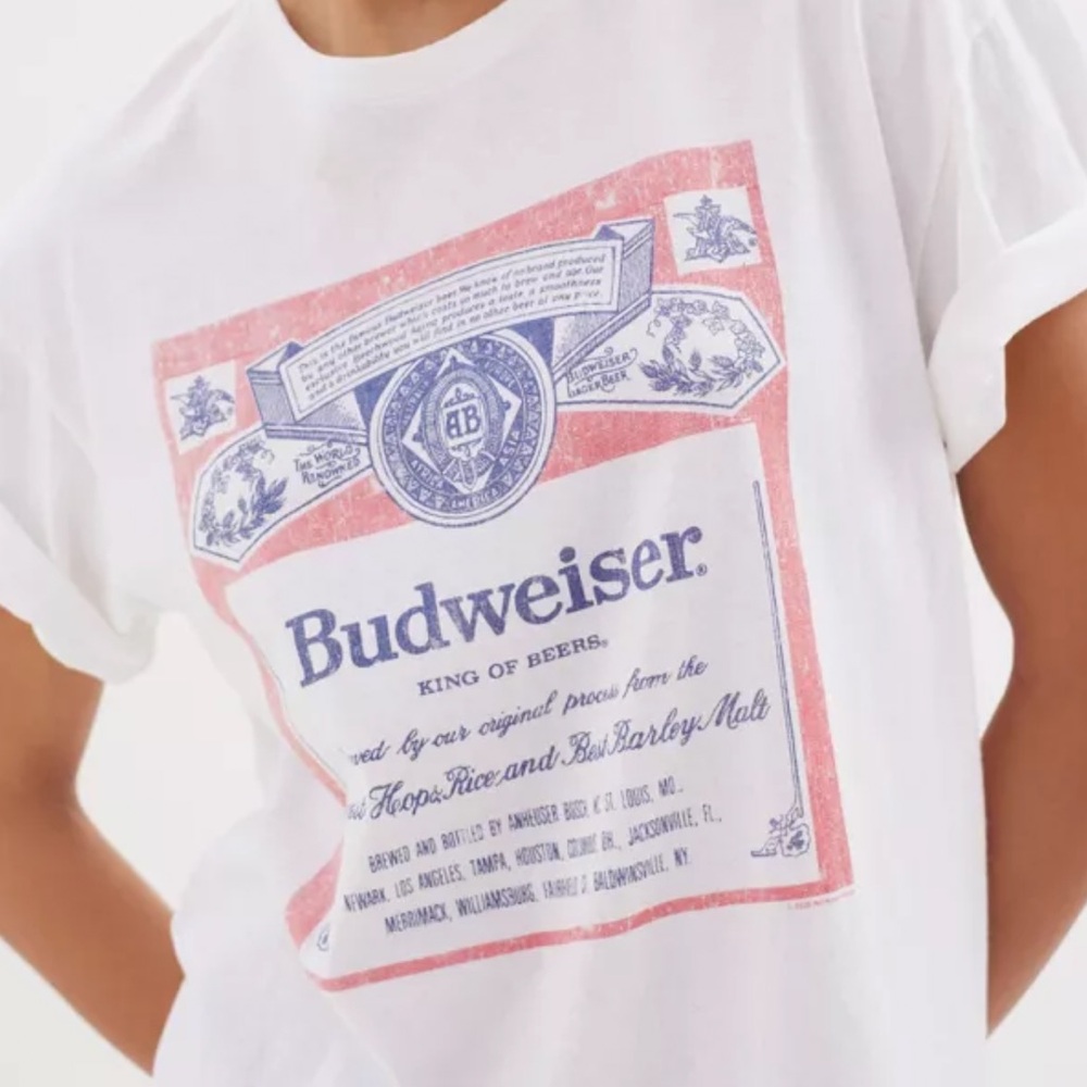 Urban Outfitters Junk Food Budweiser T Shirt